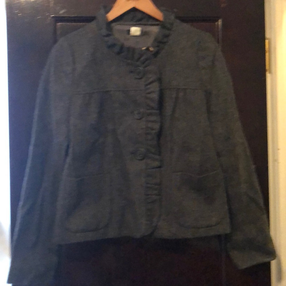 J.Crew Wool Jacket: buttons and pockets!